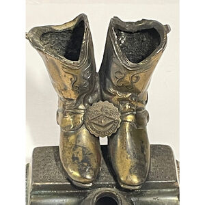 Pen Holder Brass? Calgary Boots Fort Necessity PA Soldier Military Desk Office